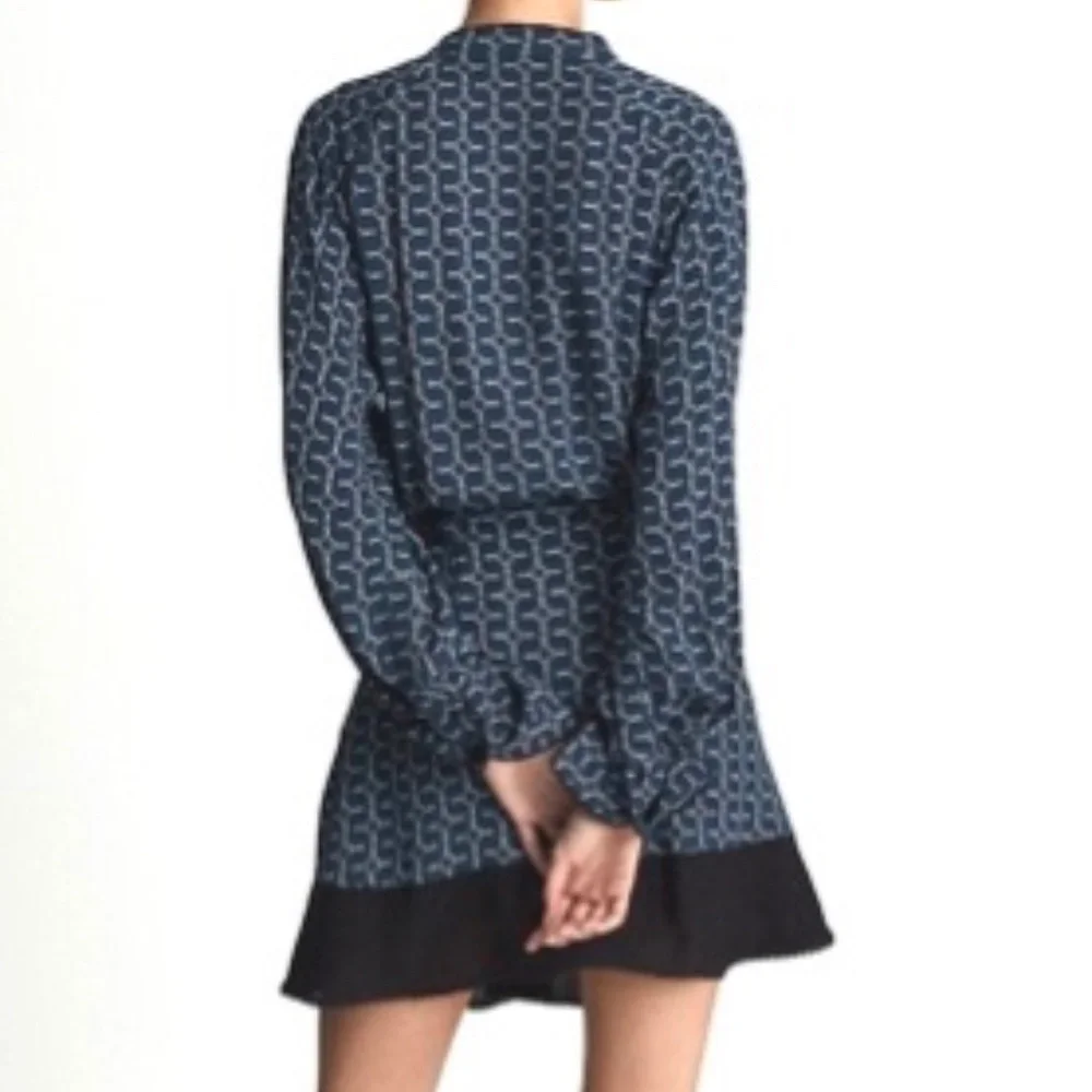 Reiss Vivian Printed Flippy Dress - Picture 14 of 15